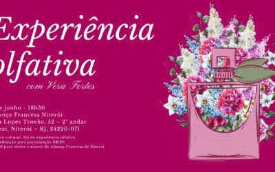 Experiência olfativa com Vera Fortes