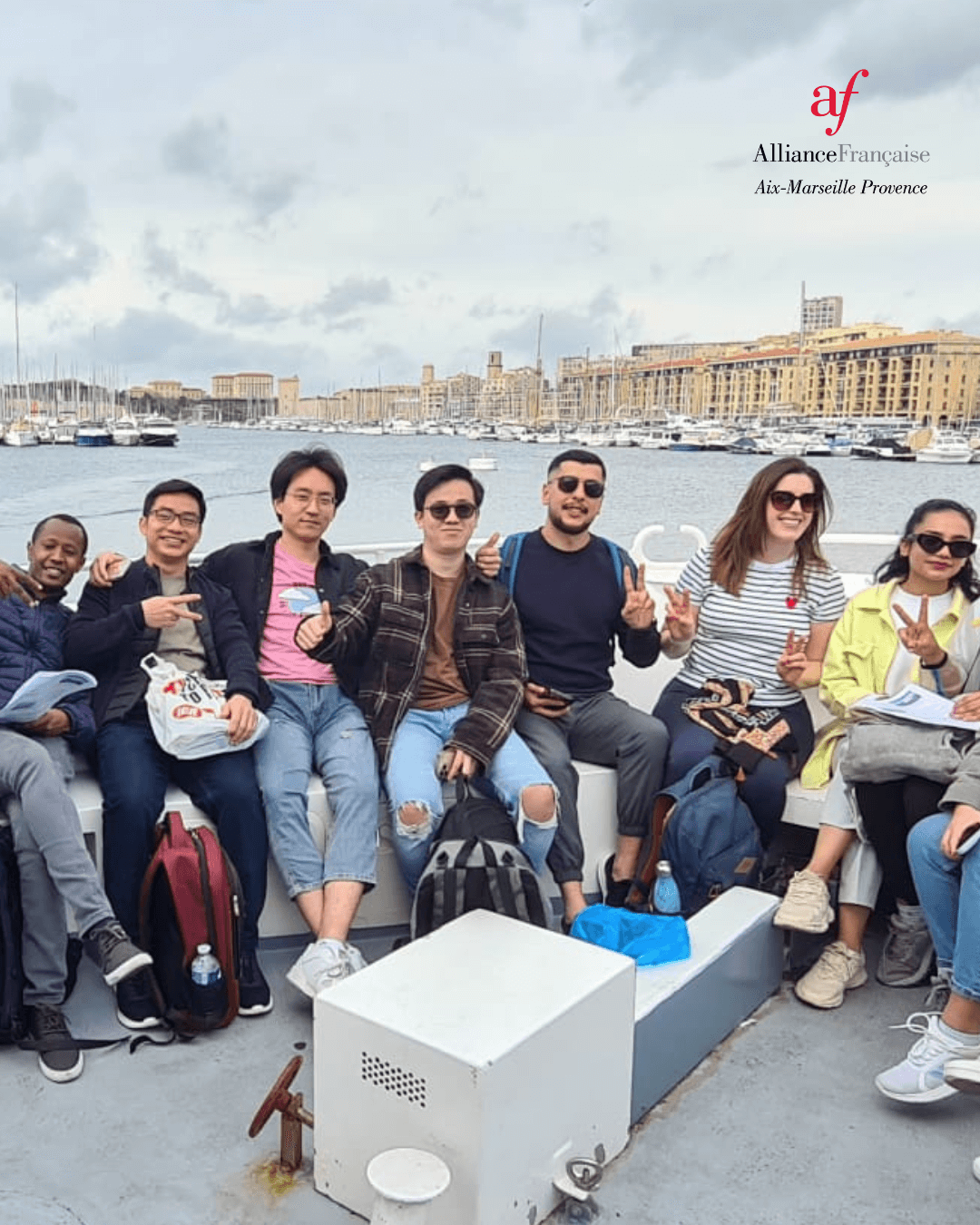 Foto de divulgação Alliance Française Aix-Marseille Provence - Passeio de barco